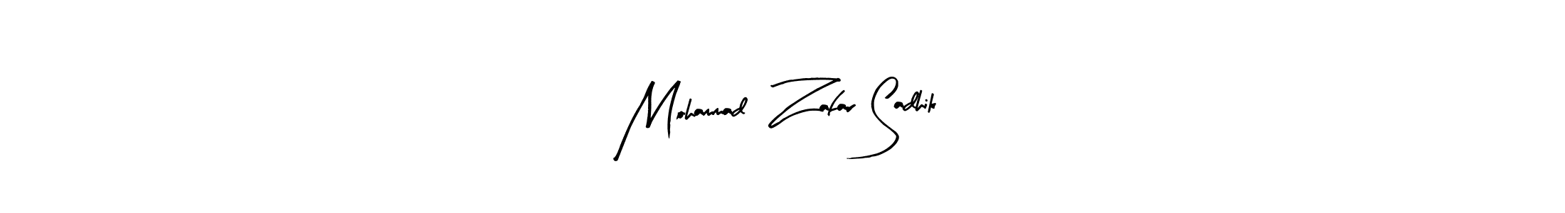 Mohammad  Zafar Sadhik stylish signature style. Best Handwritten Sign (Arty Signature) for my name. Handwritten Signature Collection Ideas for my name Mohammad  Zafar Sadhik. Mohammad  Zafar Sadhik signature style 8 images and pictures png