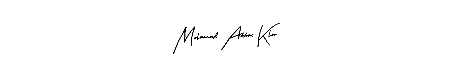 How to make Mohammad Abbas Khan signature? Arty Signature is a professional autograph style. Create handwritten signature for Mohammad Abbas Khan name. Mohammad Abbas Khan signature style 8 images and pictures png