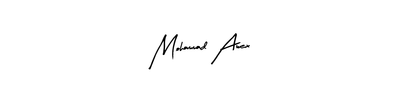 Design your own signature with our free online signature maker. With this signature software, you can create a handwritten (Arty Signature) signature for name Mohammad Awex. Mohammad Awex signature style 8 images and pictures png