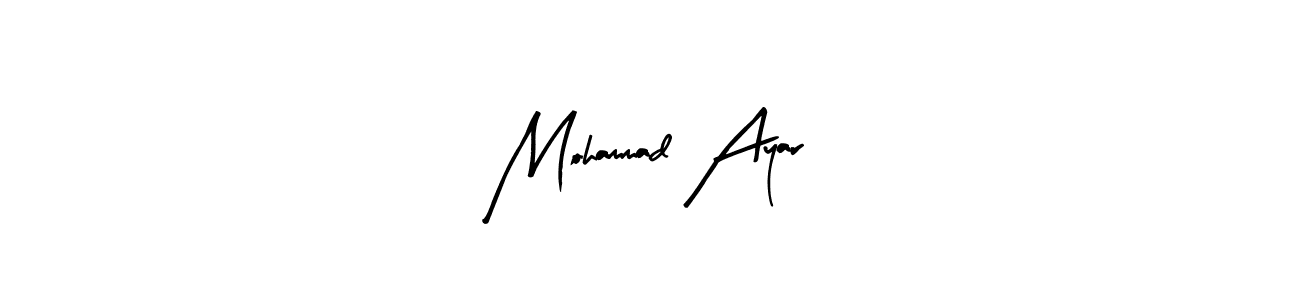 Design your own signature with our free online signature maker. With this signature software, you can create a handwritten (Arty Signature) signature for name Mohammad Ayar. Mohammad Ayar signature style 8 images and pictures png