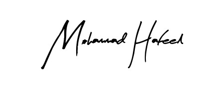 A timeless handwritten aesthetic for Mohammad Hafeel. The Arty Signature font gives your signature a handcrafted feel with natural curves. Mohammad Hafeel signature style 8 images and pictures png