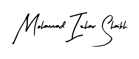 Get an exclusive digital autograph for Mohammad Izhar Shaikh. The Arty Signature typeface captures the charm of real penmanship on paper. Mohammad Izhar Shaikh signature style 8 images and pictures png