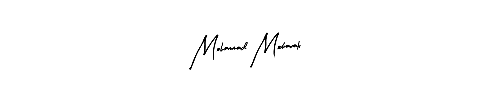 Create a beautiful signature design for name Mohammad Mobarak. With this signature (Arty Signature) fonts, you can make a handwritten signature for free. Mohammad Mobarak signature style 8 images and pictures png
