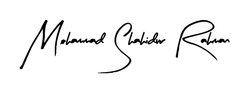 The Arty Signature handwriting style adds charm and authenticity to name Mohammad Shahidur Rahman. A wonderful choice for personal thank-you notes. Mohammad Shahidur Rahman signature style 8 images and pictures png