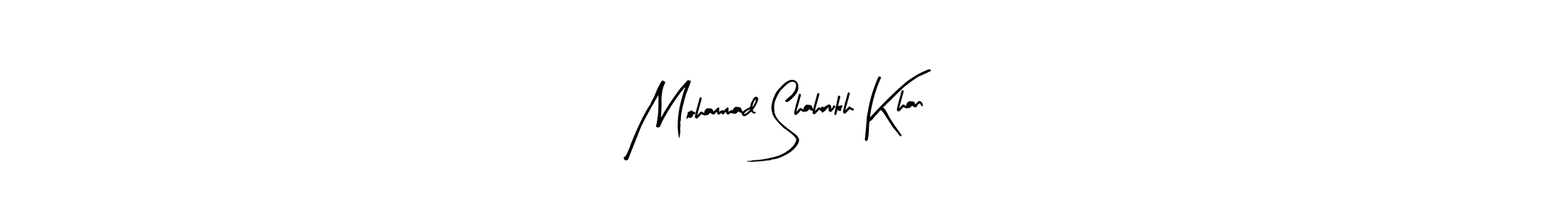 Make a beautiful signature design for name Mohammad Shahrukh Khan. With this signature (Arty Signature) style, you can create a handwritten signature for free. Mohammad Shahrukh Khan signature style 8 images and pictures png