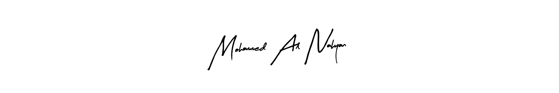 Similarly Arty Signature is the best handwritten signature design. Signature creator online .You can use it as an online autograph creator for name Mohammed Al Nahyan. Mohammed Al Nahyan signature style 8 images and pictures png