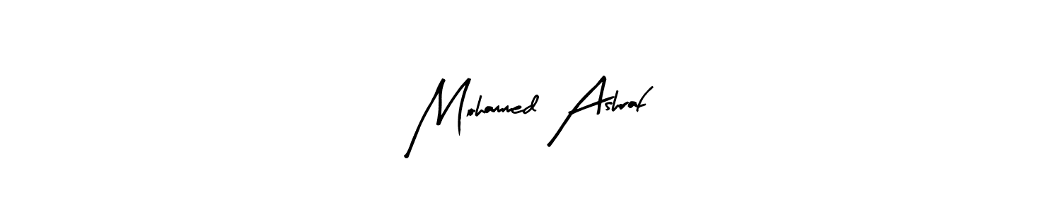 Also we have Mohammed Ashraf name is the best signature style. Create professional handwritten signature collection using Arty Signature autograph style. Mohammed Ashraf signature style 8 images and pictures png