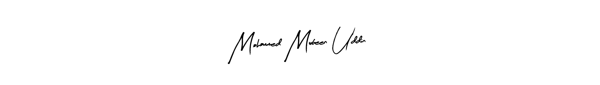 Use a signature maker to create a handwritten signature online. With this signature software, you can design (Arty Signature) your own signature for name Mohammed Mubeen Uddin. Mohammed Mubeen Uddin signature style 8 images and pictures png