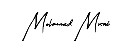The Arty Signature lettering style adds unique flourish to name Mohammed Musab. Stand out with a custom digital autograph made in seconds. Mohammed Musab signature style 8 images and pictures png