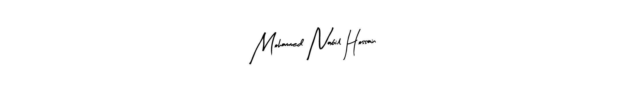 How to Draw Mohammed Nabil Hossain signature style? Arty Signature is a latest design signature styles for name Mohammed Nabil Hossain. Mohammed Nabil Hossain signature style 8 images and pictures png