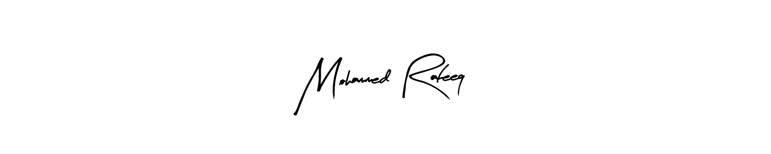 How to make Mohammed Rafeeq name signature. Use Arty Signature style for creating short signs online. This is the latest handwritten sign. Mohammed Rafeeq signature style 8 images and pictures png