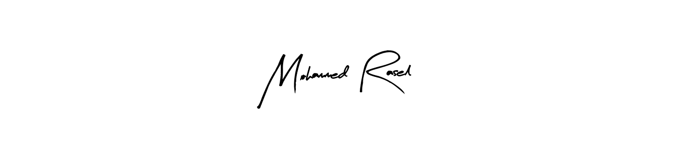 Design your own signature with our free online signature maker. With this signature software, you can create a handwritten (Arty Signature) signature for name Mohammed Rasel. Mohammed Rasel signature style 8 images and pictures png