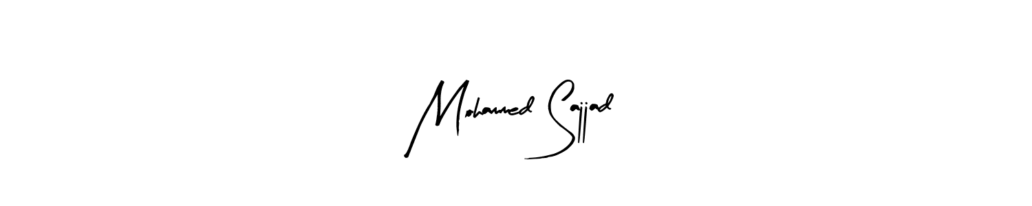 Best and Professional Signature Style for Mohammed Sajjad. Arty Signature Best Signature Style Collection. Mohammed Sajjad signature style 8 images and pictures png