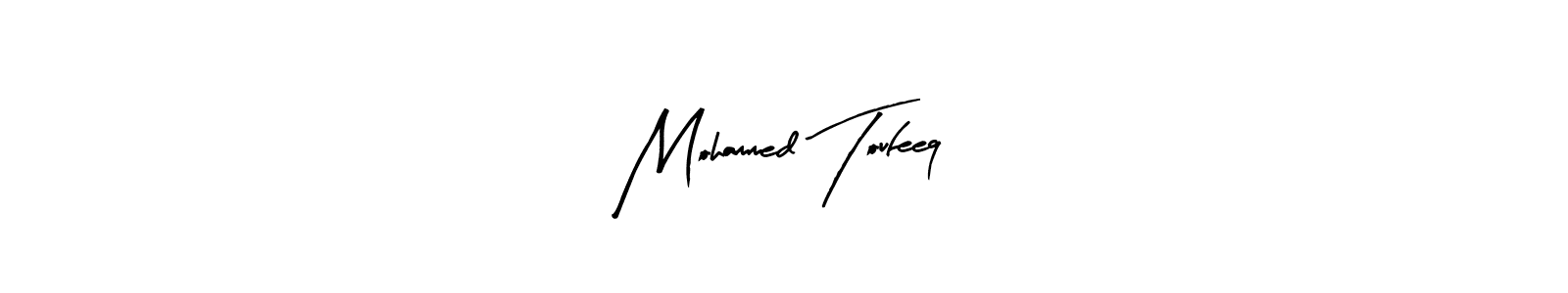 Make a short Mohammed Toufeeq signature style. Manage your documents anywhere anytime using Arty Signature. Create and add eSignatures, submit forms, share and send files easily. Mohammed Toufeeq signature style 8 images and pictures png