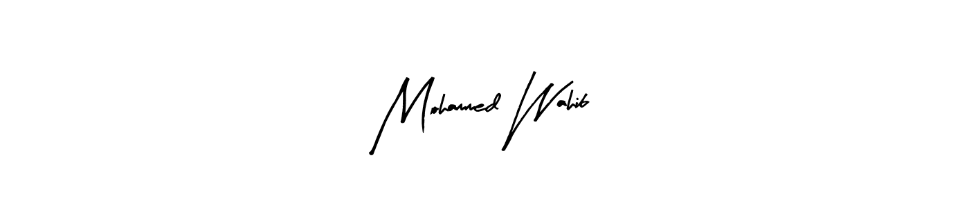 Also You can easily find your signature by using the search form. We will create Mohammed Wahib name handwritten signature images for you free of cost using Arty Signature sign style. Mohammed Wahib signature style 8 images and pictures png