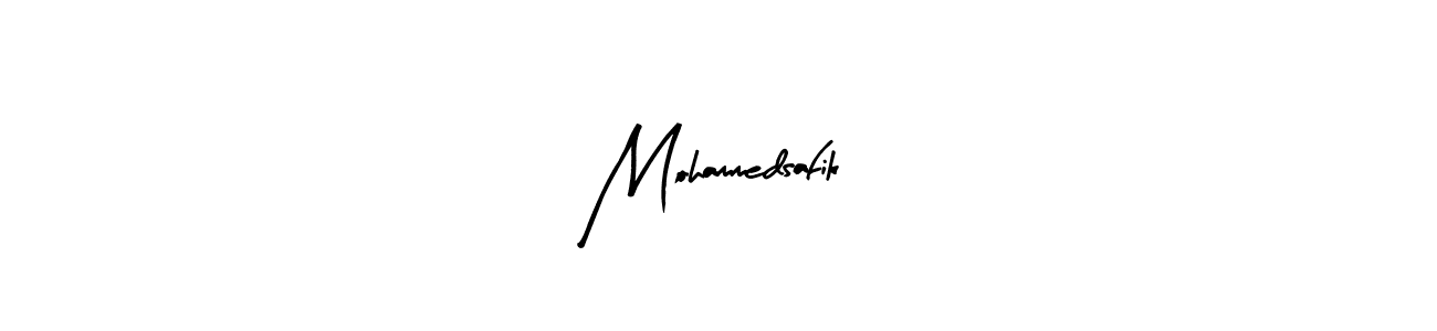 How to make Mohammedsafik signature? Arty Signature is a professional autograph style. Create handwritten signature for Mohammedsafik name. Mohammedsafik signature style 8 images and pictures png