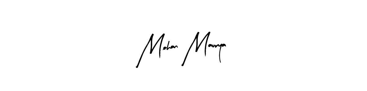 Make a short Mohan Maurya signature style. Manage your documents anywhere anytime using Arty Signature. Create and add eSignatures, submit forms, share and send files easily. Mohan Maurya signature style 8 images and pictures png