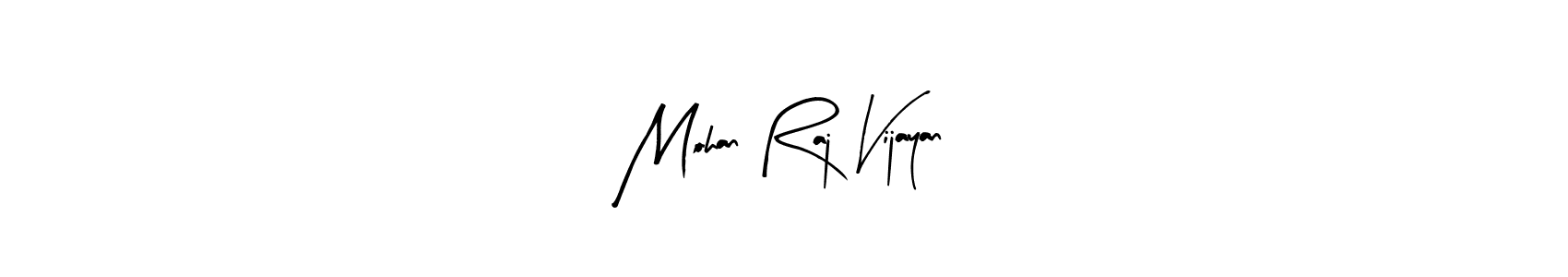 Also we have Mohan Raj Vijayan name is the best signature style. Create professional handwritten signature collection using Arty Signature autograph style. Mohan Raj Vijayan signature style 8 images and pictures png