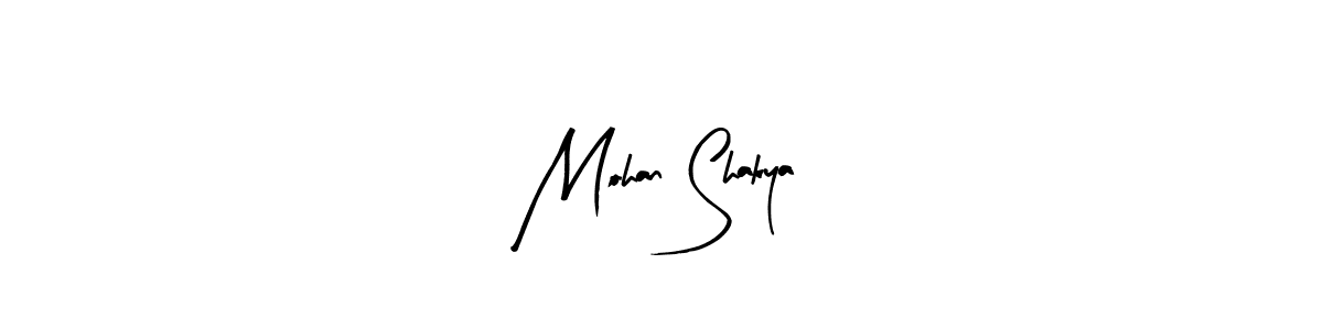 if you are searching for the best signature style for your name Mohan Shakya. so please give up your signature search. here we have designed multiple signature styles  using Arty Signature. Mohan Shakya signature style 8 images and pictures png