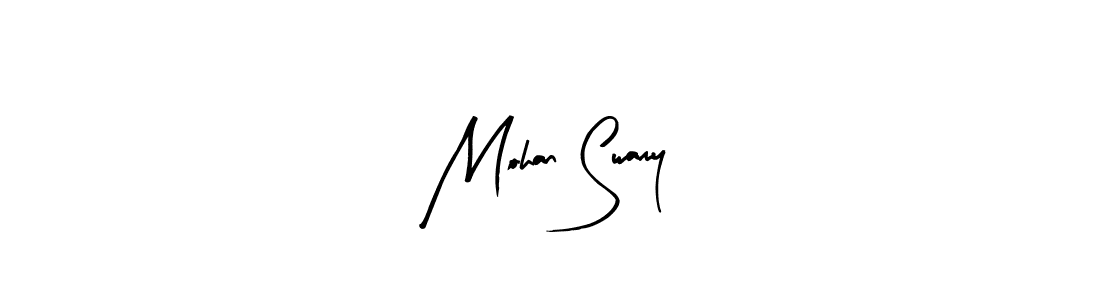 if you are searching for the best signature style for your name Mohan Swamy. so please give up your signature search. here we have designed multiple signature styles  using Arty Signature. Mohan Swamy signature style 8 images and pictures png