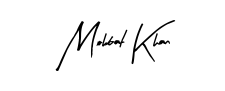 Enhance your business communications with Mohbat Khan signature in Arty Signature lettering. Clean, modern, and universally compatible. Mohbat Khan signature style 8 images and pictures png