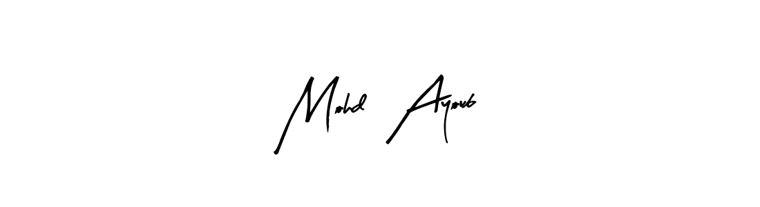 Make a short Mohd  Ayoub signature style. Manage your documents anywhere anytime using Arty Signature. Create and add eSignatures, submit forms, share and send files easily. Mohd  Ayoub signature style 8 images and pictures png