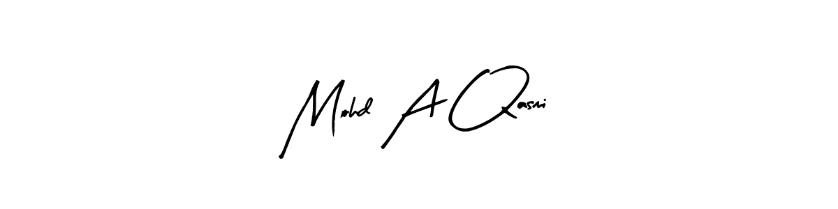 Also You can easily find your signature by using the search form. We will create Mohd A Qasmi name handwritten signature images for you free of cost using Arty Signature sign style. Mohd A Qasmi signature style 8 images and pictures png