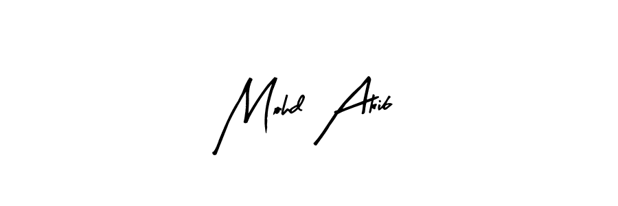 Mohd Akib stylish signature style. Best Handwritten Sign (Arty Signature) for my name. Handwritten Signature Collection Ideas for my name Mohd Akib. Mohd Akib signature style 8 images and pictures png