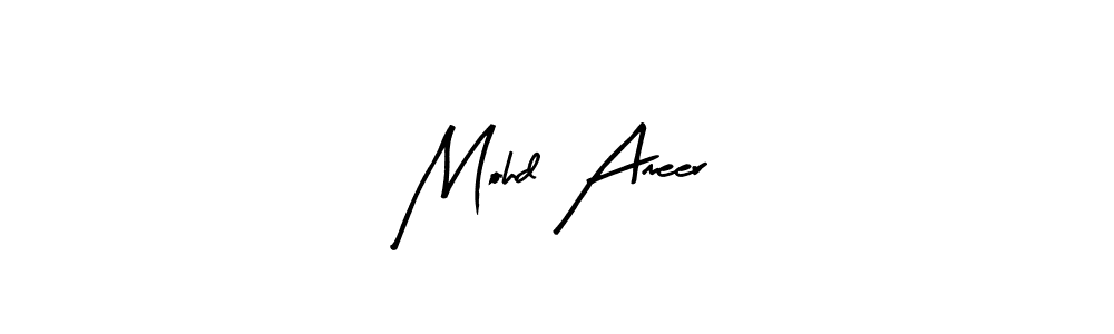 Best and Professional Signature Style for Mohd Ameer. Arty Signature Best Signature Style Collection. Mohd Ameer signature style 8 images and pictures png