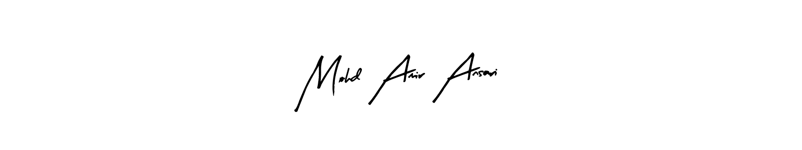 You can use this online signature creator to create a handwritten signature for the name Mohd Amir Ansari. This is the best online autograph maker. Mohd Amir Ansari signature style 8 images and pictures png
