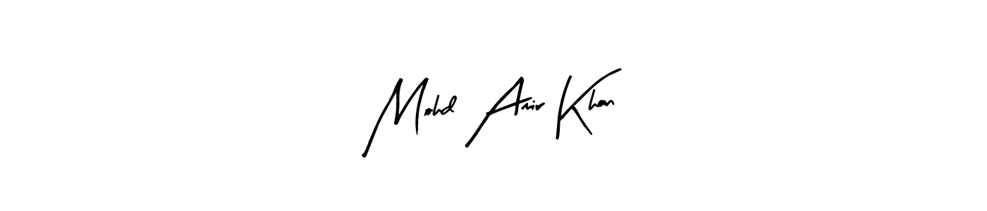 This is the best signature style for the Mohd Amir Khan name. Also you like these signature font (Arty Signature). Mix name signature. Mohd Amir Khan signature style 8 images and pictures png