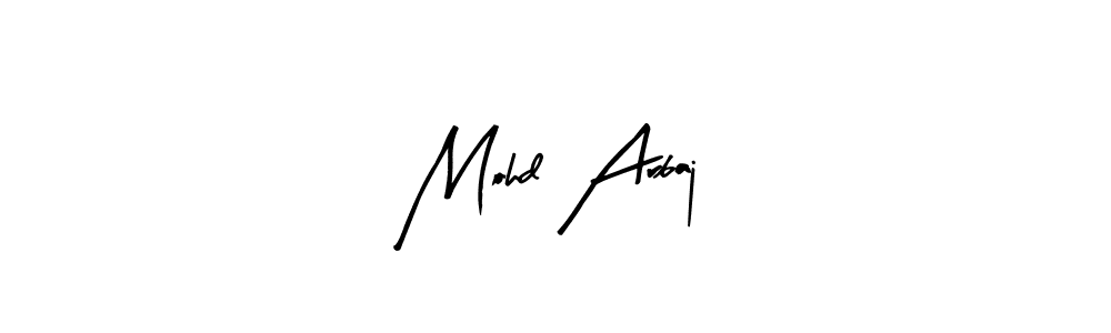 It looks lik you need a new signature style for name Mohd Arbaj. Design unique handwritten (Arty Signature) signature with our free signature maker in just a few clicks. Mohd Arbaj signature style 8 images and pictures png