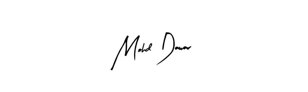 Also we have Mohd Dawar name is the best signature style. Create professional handwritten signature collection using Arty Signature autograph style. Mohd Dawar signature style 8 images and pictures png