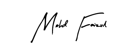 Discover the perfect balance of readability and style for Mohd Faizul with Arty Signature font. Create your dream signature today. Mohd Faizul signature style 8 images and pictures png