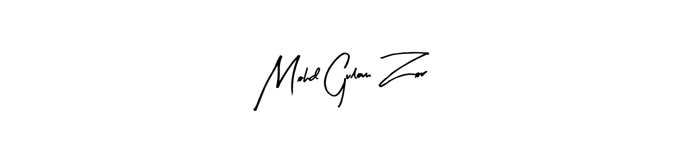 How to make Mohd Gulam Zor signature? Arty Signature is a professional autograph style. Create handwritten signature for Mohd Gulam Zor name. Mohd Gulam Zor signature style 8 images and pictures png