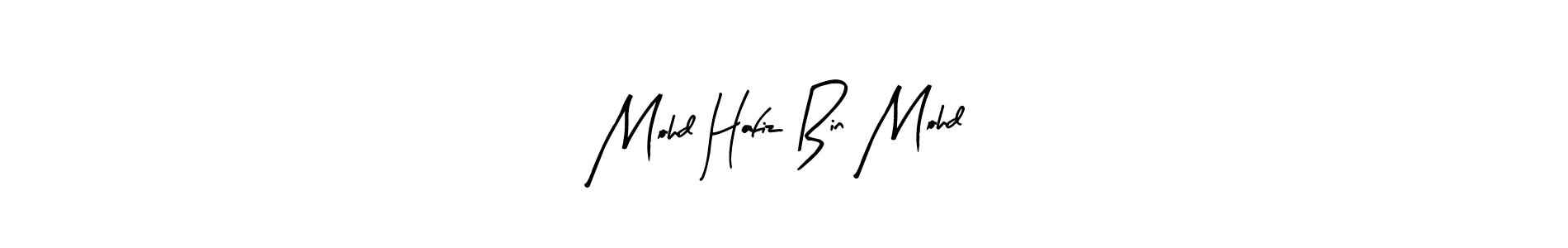 Make a beautiful signature design for name Mohd Hafiz Bin Mohd. Use this online signature maker to create a handwritten signature for free. Mohd Hafiz Bin Mohd signature style 8 images and pictures png