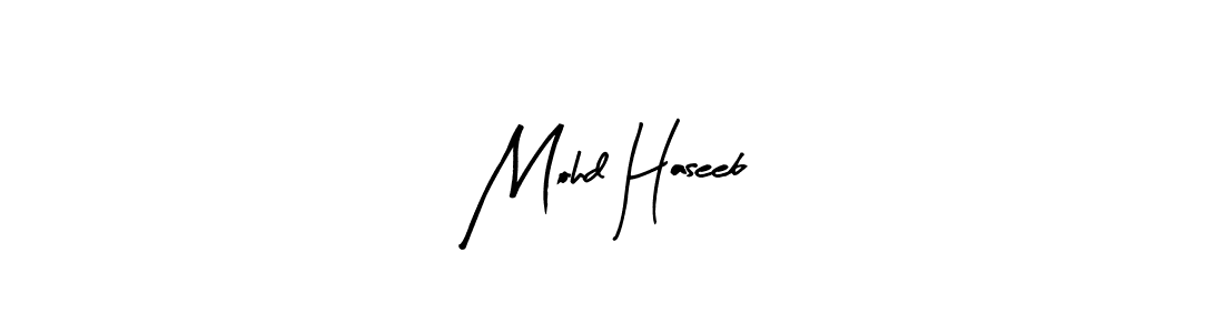 Best and Professional Signature Style for Mohd Haseeb. Arty Signature Best Signature Style Collection. Mohd Haseeb signature style 8 images and pictures png