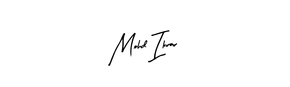 You can use this online signature creator to create a handwritten signature for the name Mohd Ikrar. This is the best online autograph maker. Mohd Ikrar signature style 8 images and pictures png
