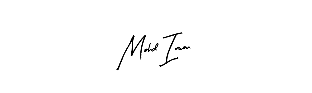 Mohd Irwan stylish signature style. Best Handwritten Sign (Arty Signature) for my name. Handwritten Signature Collection Ideas for my name Mohd Irwan. Mohd Irwan signature style 8 images and pictures png
