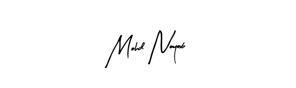 This is the best signature style for the Mohd Nayab name. Also you like these signature font (Arty Signature). Mix name signature. Mohd Nayab signature style 8 images and pictures png