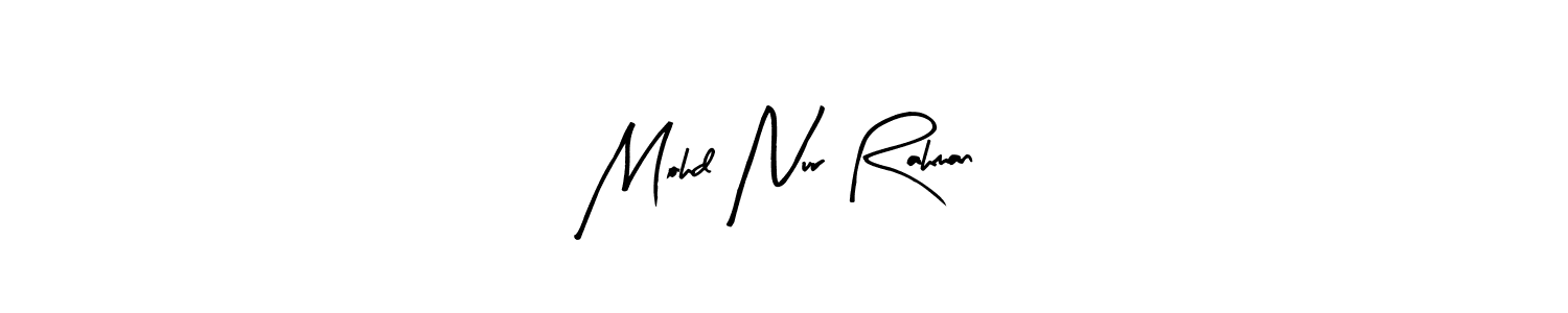 Make a beautiful signature design for name Mohd Nur Rahman. Use this online signature maker to create a handwritten signature for free. Mohd Nur Rahman signature style 8 images and pictures png