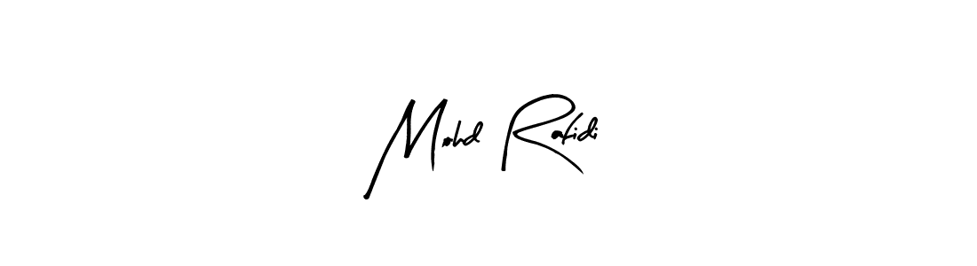 Make a beautiful signature design for name Mohd Rafidi. With this signature (Arty Signature) style, you can create a handwritten signature for free. Mohd Rafidi signature style 8 images and pictures png