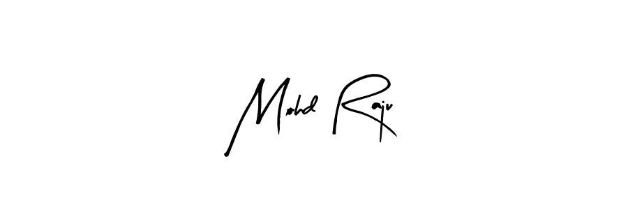 How to make Mohd Raju name signature. Use Arty Signature style for creating short signs online. This is the latest handwritten sign. Mohd Raju signature style 8 images and pictures png