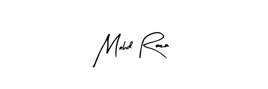 Create a beautiful signature design for name Mohd Raza. With this signature (Arty Signature) fonts, you can make a handwritten signature for free. Mohd Raza signature style 8 images and pictures png