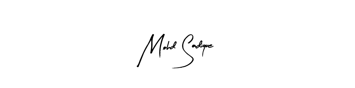 This is the best signature style for the Mohd Sadique name. Also you like these signature font (Arty Signature). Mix name signature. Mohd Sadique signature style 8 images and pictures png