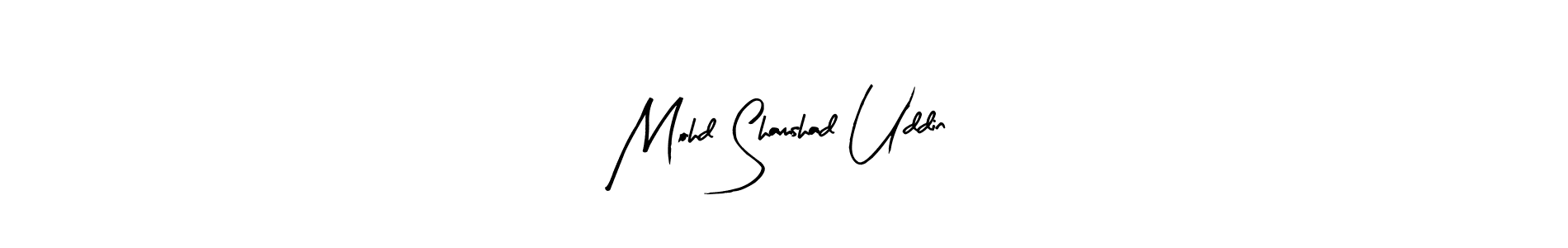 Also You can easily find your signature by using the search form. We will create Mohd Shamshad Uddin name handwritten signature images for you free of cost using Arty Signature sign style. Mohd Shamshad Uddin signature style 8 images and pictures png