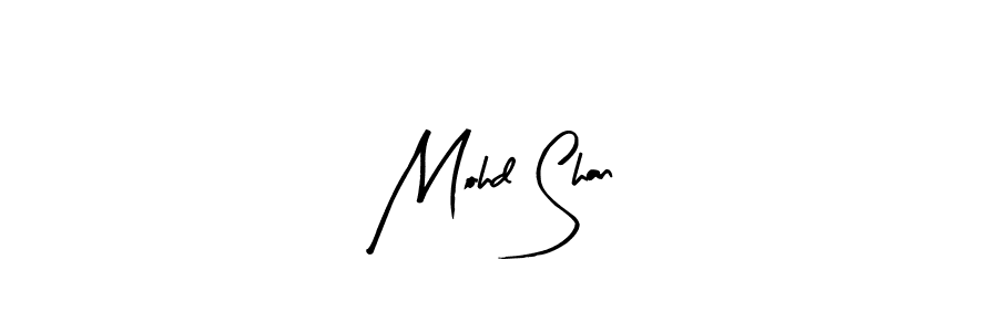 Also we have Mohd Shan name is the best signature style. Create professional handwritten signature collection using Arty Signature autograph style. Mohd Shan signature style 8 images and pictures png