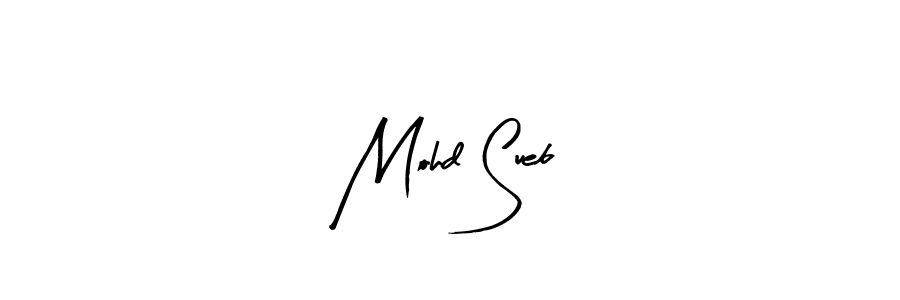 Mohd Sueb stylish signature style. Best Handwritten Sign (Arty Signature) for my name. Handwritten Signature Collection Ideas for my name Mohd Sueb. Mohd Sueb signature style 8 images and pictures png