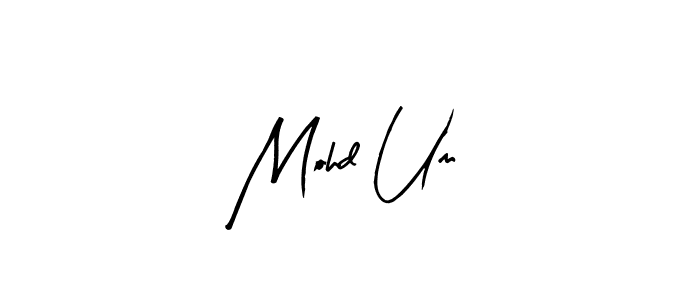 Make a beautiful signature design for name Mohd Um. With this signature (Arty Signature) style, you can create a handwritten signature for free. Mohd Um signature style 8 images and pictures png
