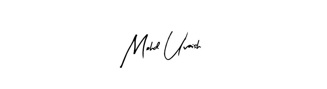 How to make Mohd Uvaish signature? Arty Signature is a professional autograph style. Create handwritten signature for Mohd Uvaish name. Mohd Uvaish signature style 8 images and pictures png